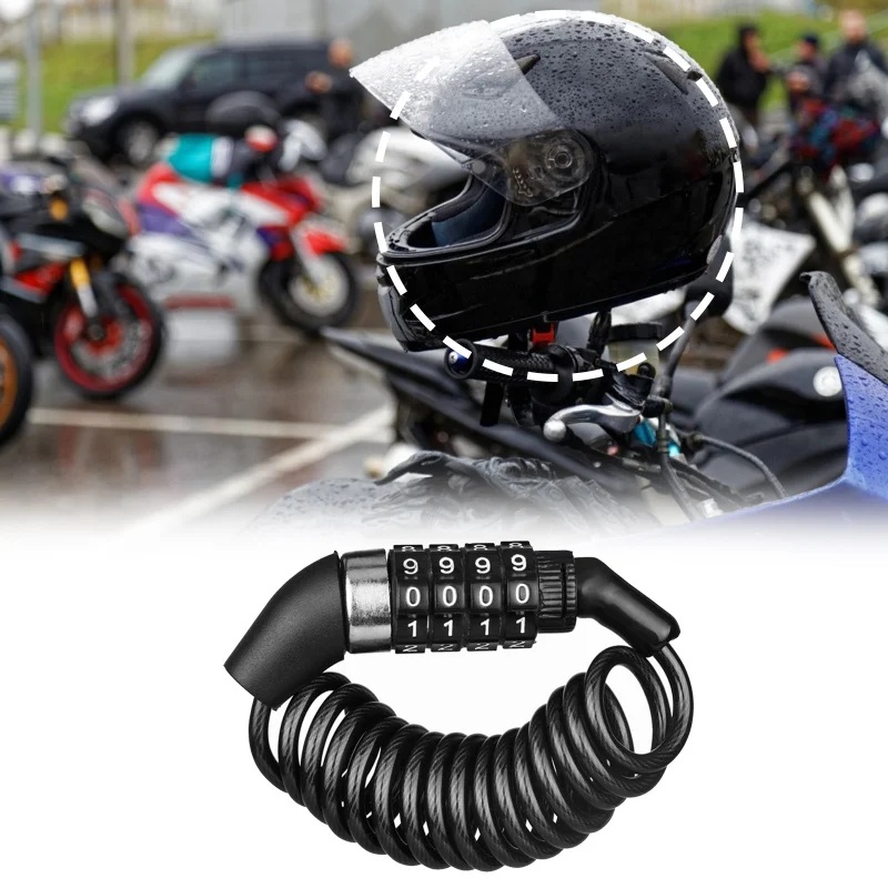 Chain Lock Combination - Cadeado Antifurto para Motocicleta e Bicicleta