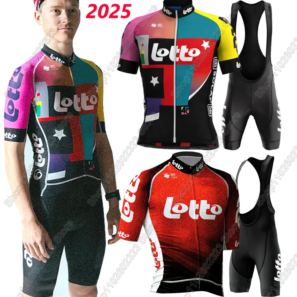 Cycling Commuter Clothing - Lotto equipe 2025 conjunto camisa de