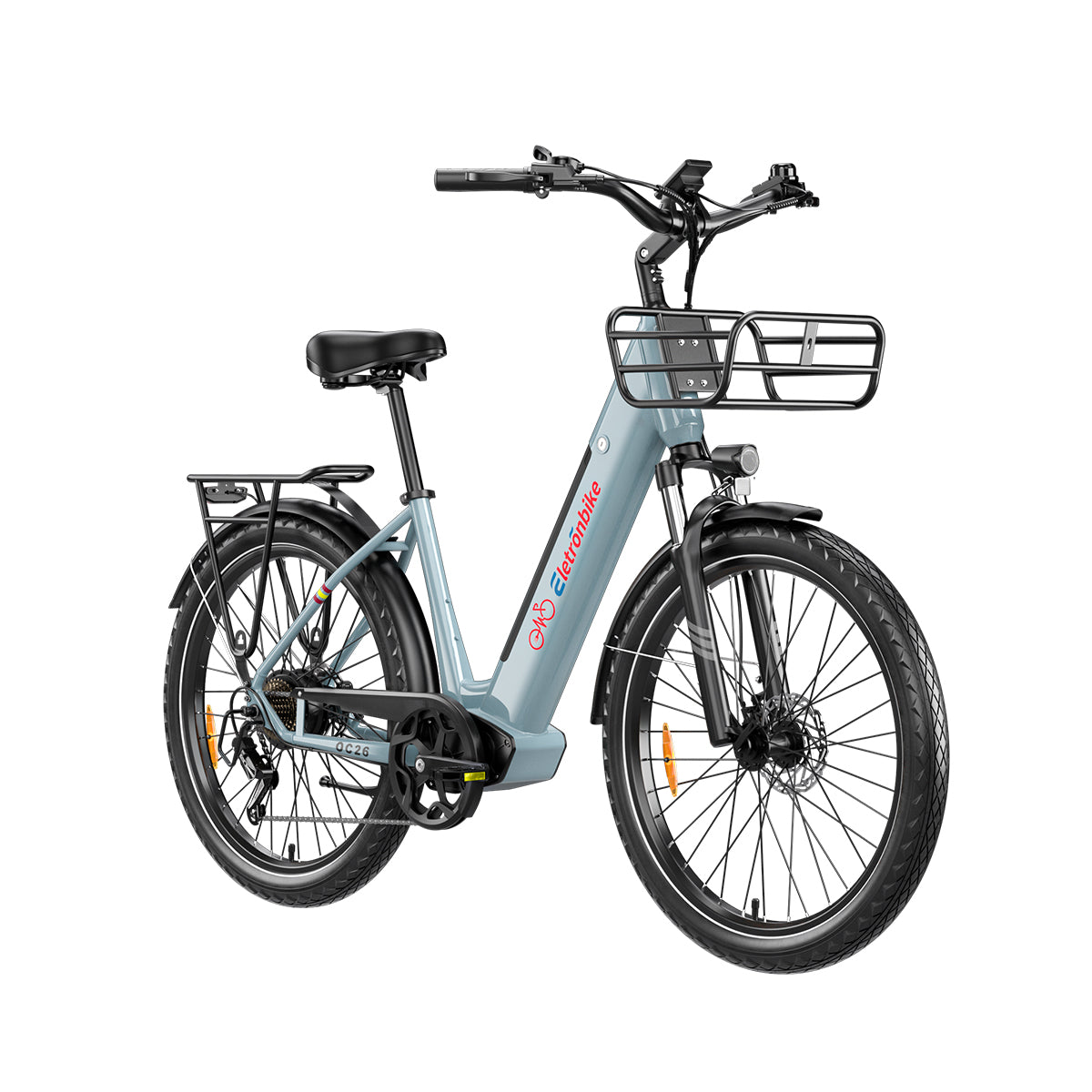 Commuting With Bike - ELETRONBIKE OC26 Motor Traseiro de Liga