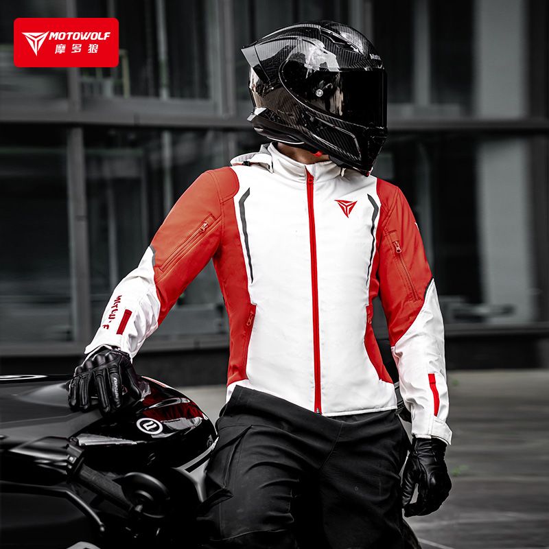 Cycling Commute Jacket - Jaqueta corta-vento MOTOWOLF para motociclismo, respirável,
