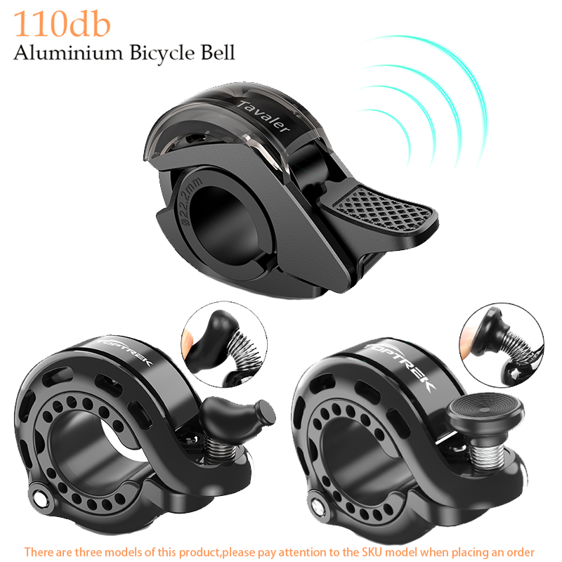 Bell Handlebar Ring - Campainha de Bicicleta em Aço Inoxidável,