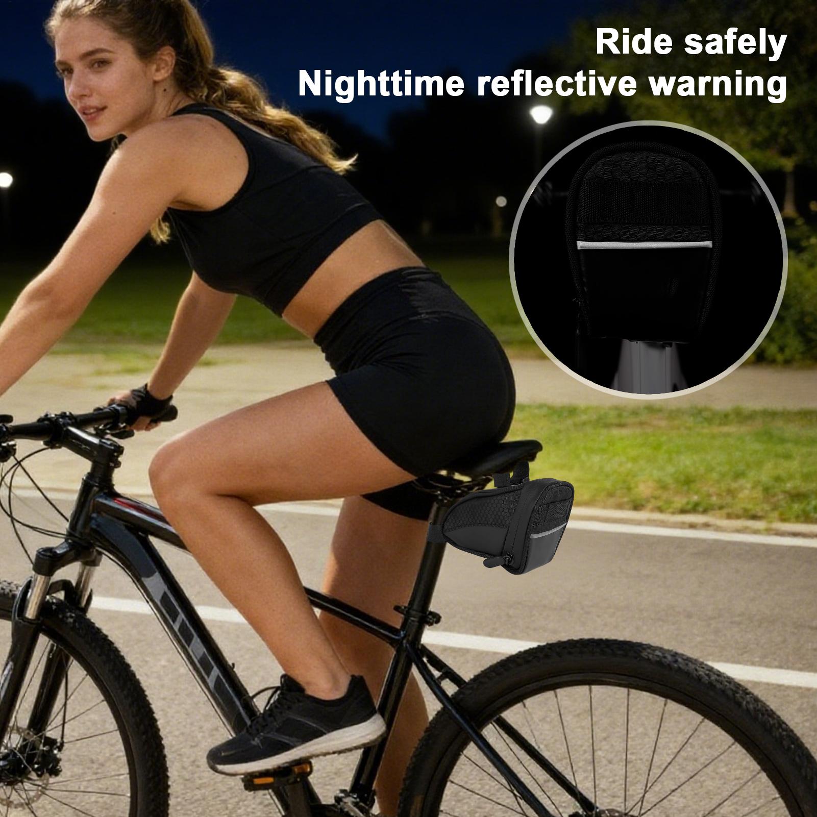 Saddle Bag Under Seat - Grande bolsa com zíper saco de
