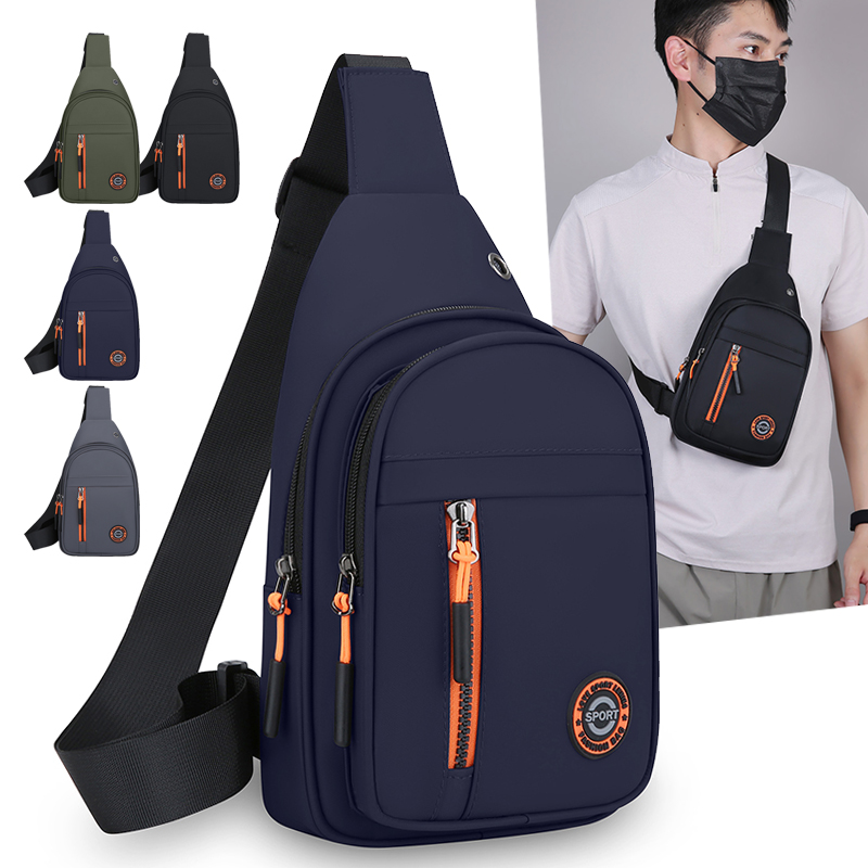 Cycling Commuter Backpack Waterproof - Bolsa de Peito Masculina, Bolsa Transversal