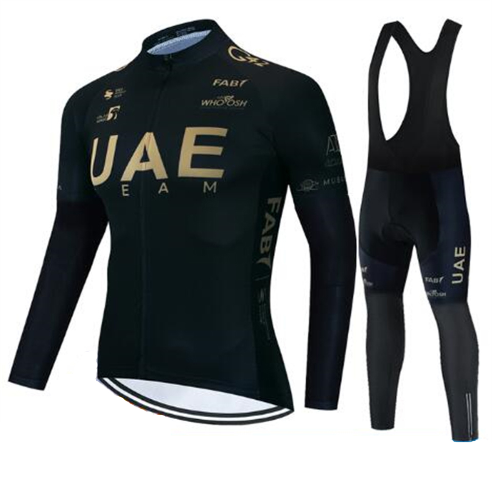 Cycling Commuter Clothing - Uae equipe outono conjunto camisa de