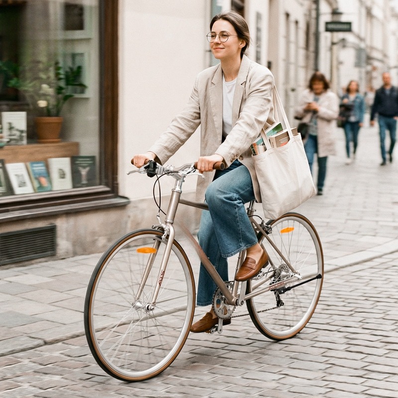 Bicicleta de estrada com guidã - Cycling Commute Speed avaliação e preço