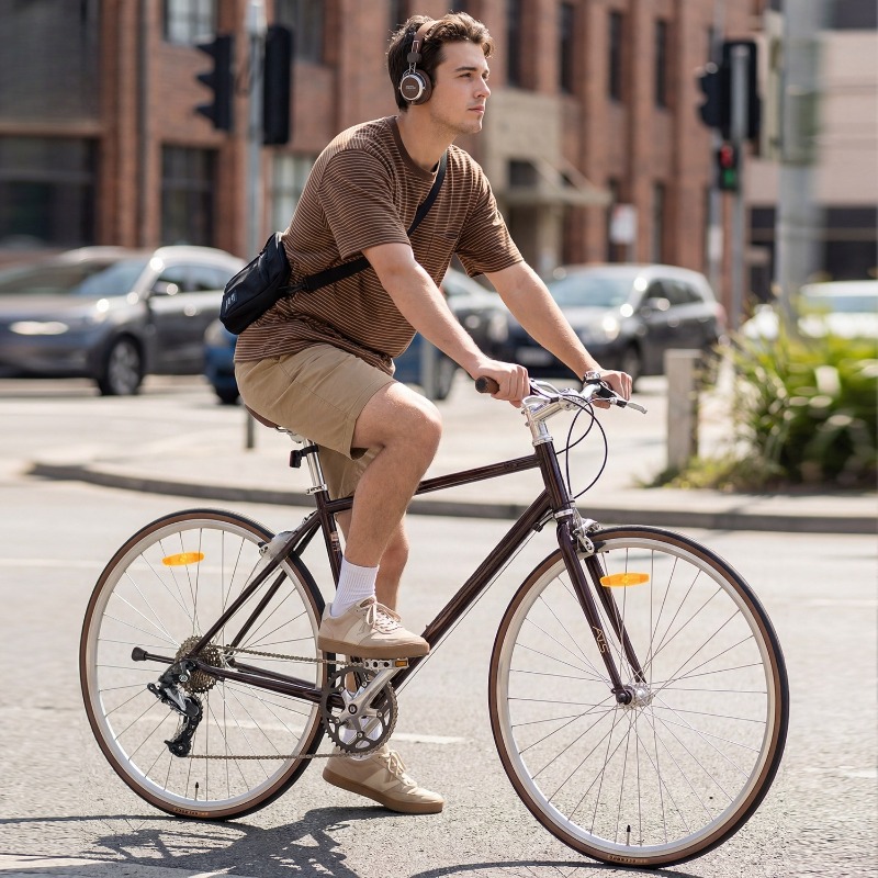 Bicicleta de estrada com guidã - Cycling Commute Speed avaliação e preço