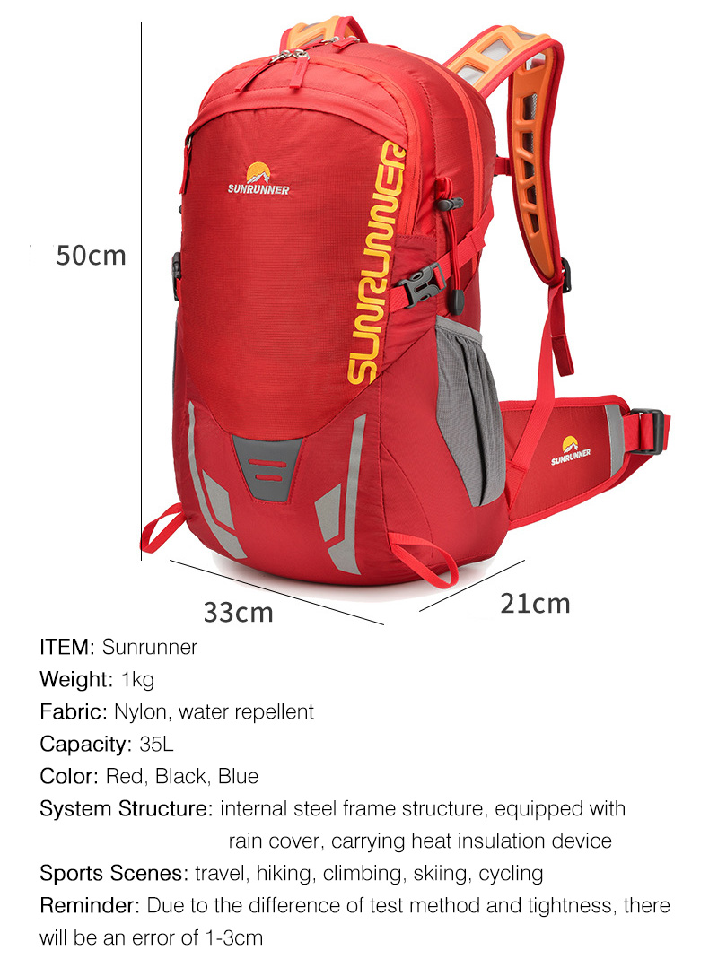 Mochila de caminhada 35l, gran - Cycling Commuter Backpack Waterproof avaliação e preço