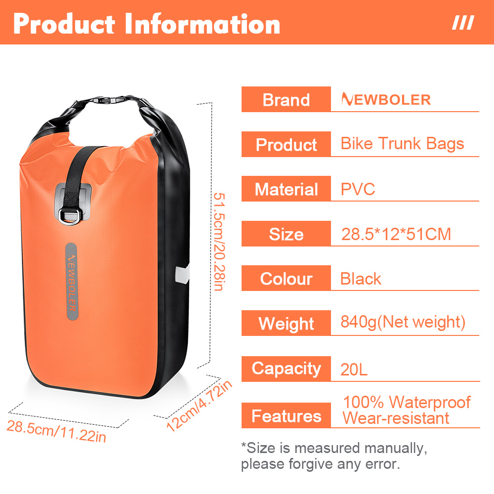 Newboler 10l 20l à prova dwate - Cycling Commuter Backpack Waterproof avaliação e preço
