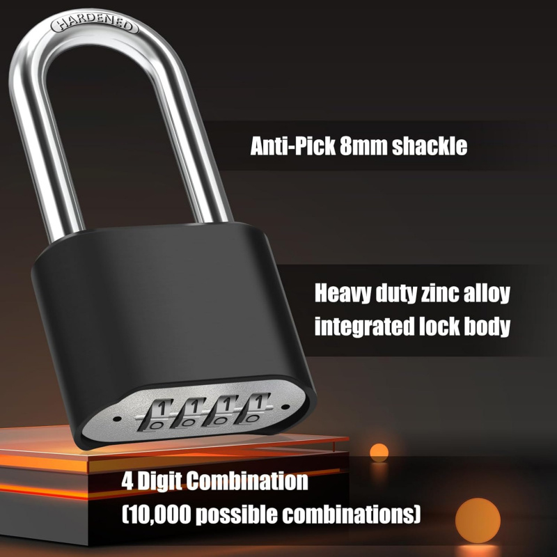 Cadeado de combinação resisten - U Lock Heavy Duty avaliação e preço