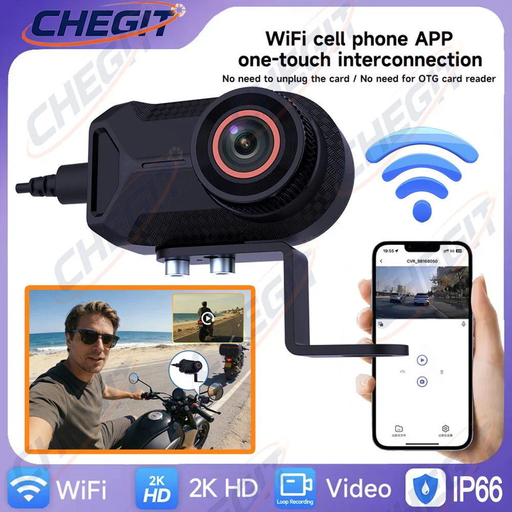 Novo 2k hd motocicleta dvr wif - Cycling Loop avaliação e preço