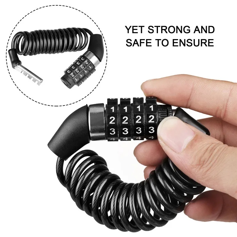 Cadeado Antifurto para Motocic - Chain Lock Combination avaliação e preço