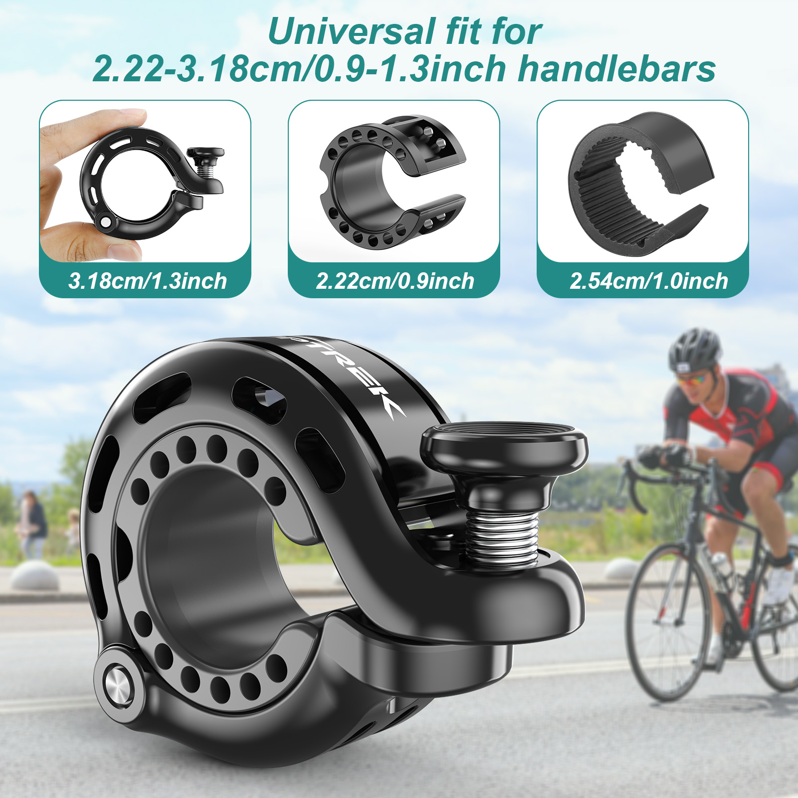 Campainha de Bicicleta em Aço  - Bell Handlebar Ring avaliação e preço