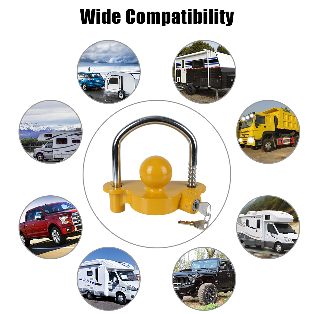 Bola de reboque segurança anti - U Lock Heavy Duty avaliação e preço