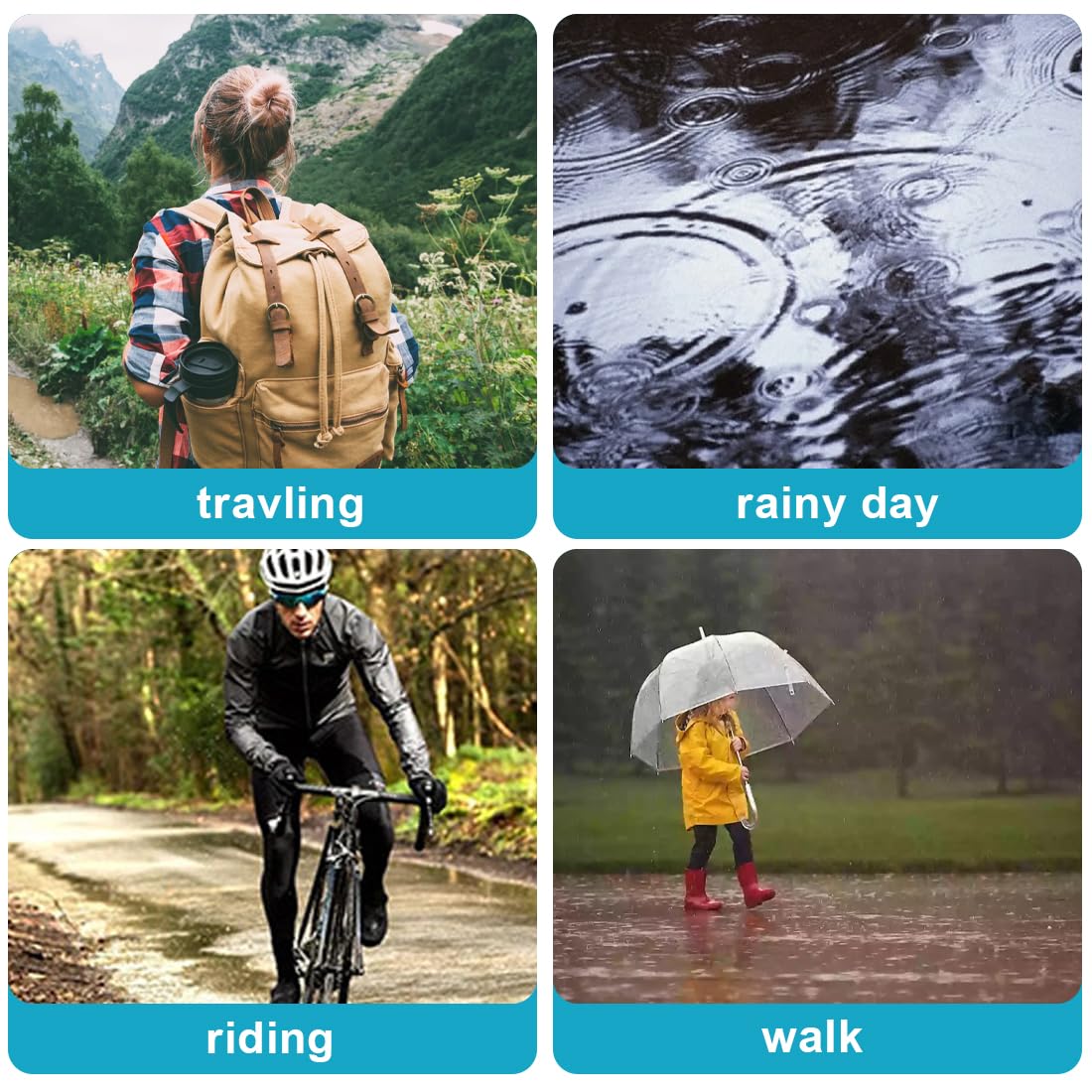 Capa de Chuva Impermeável para - Cycling Commuter Rain Gear avaliação e preço