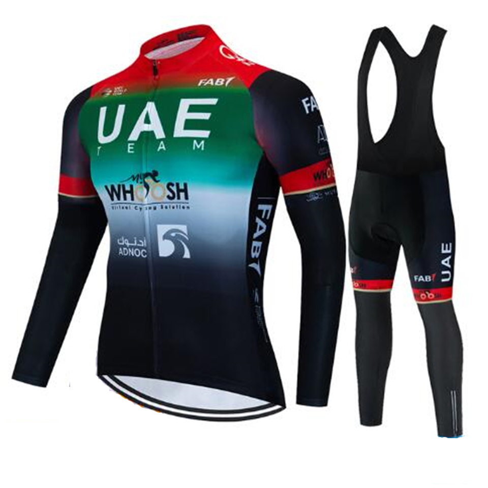 Uae equipe outono conjunto cam - Cycling Commuter Clothing avaliação e preço