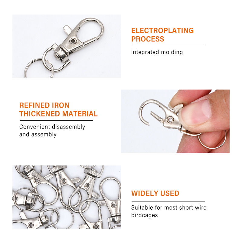 10 pçs gaiola acessórios porta - Chain Lock Combination avaliação e preço
