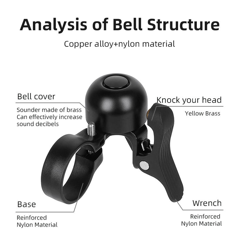 Eslnf sino de bicicleta para a - Bell Handlebar Ring avaliação e preço